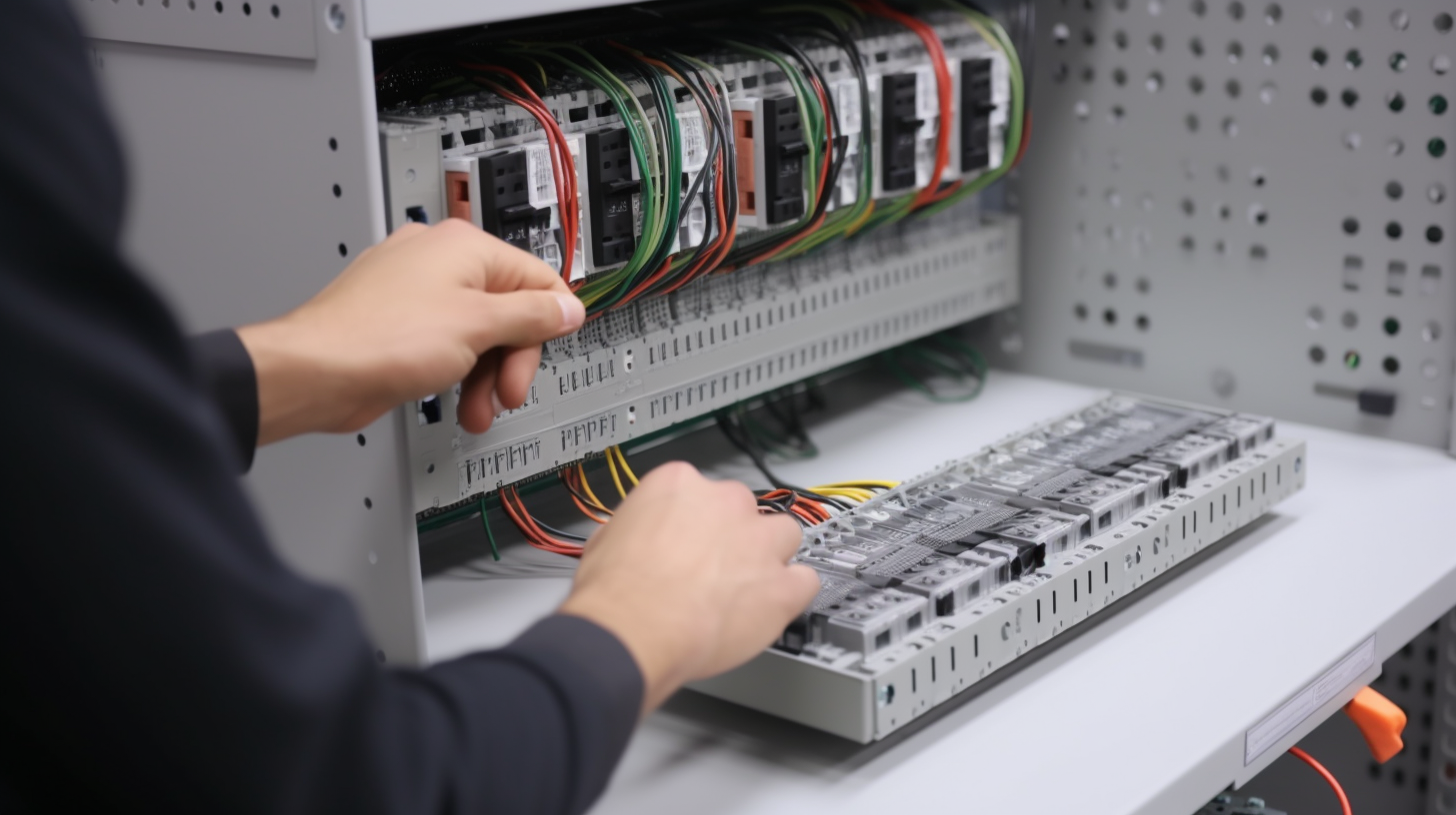Step-by-step MCB panel assembly process