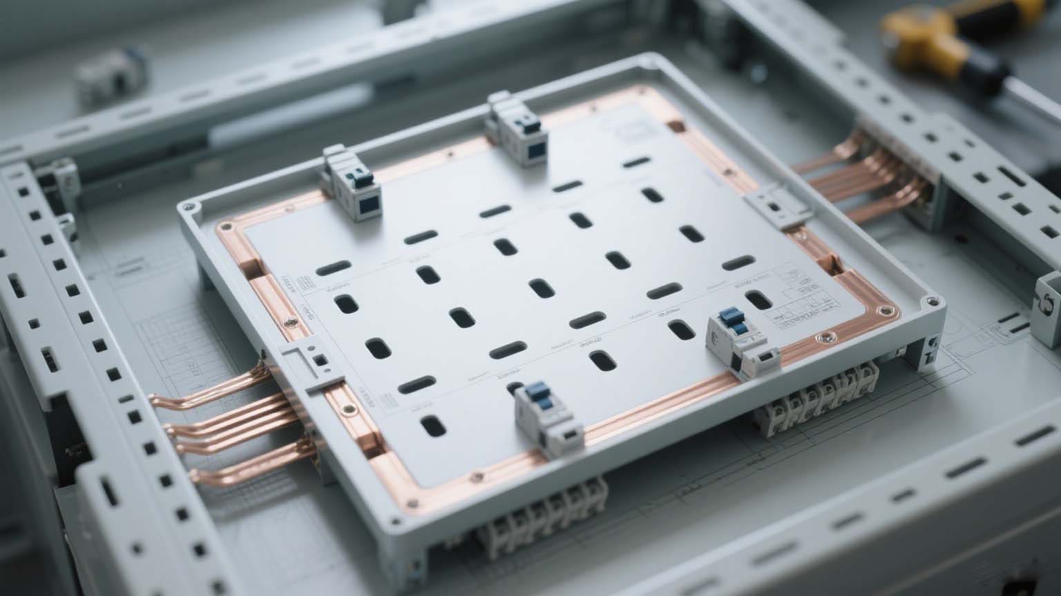 Exploded view of pan assembly components