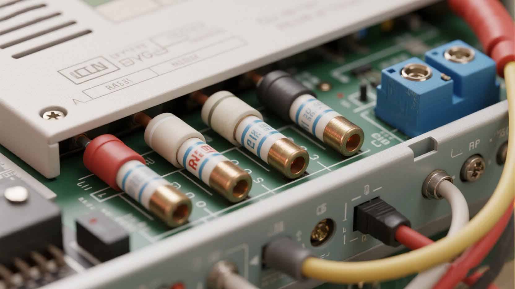 DC fuse placement in inverter input circuit