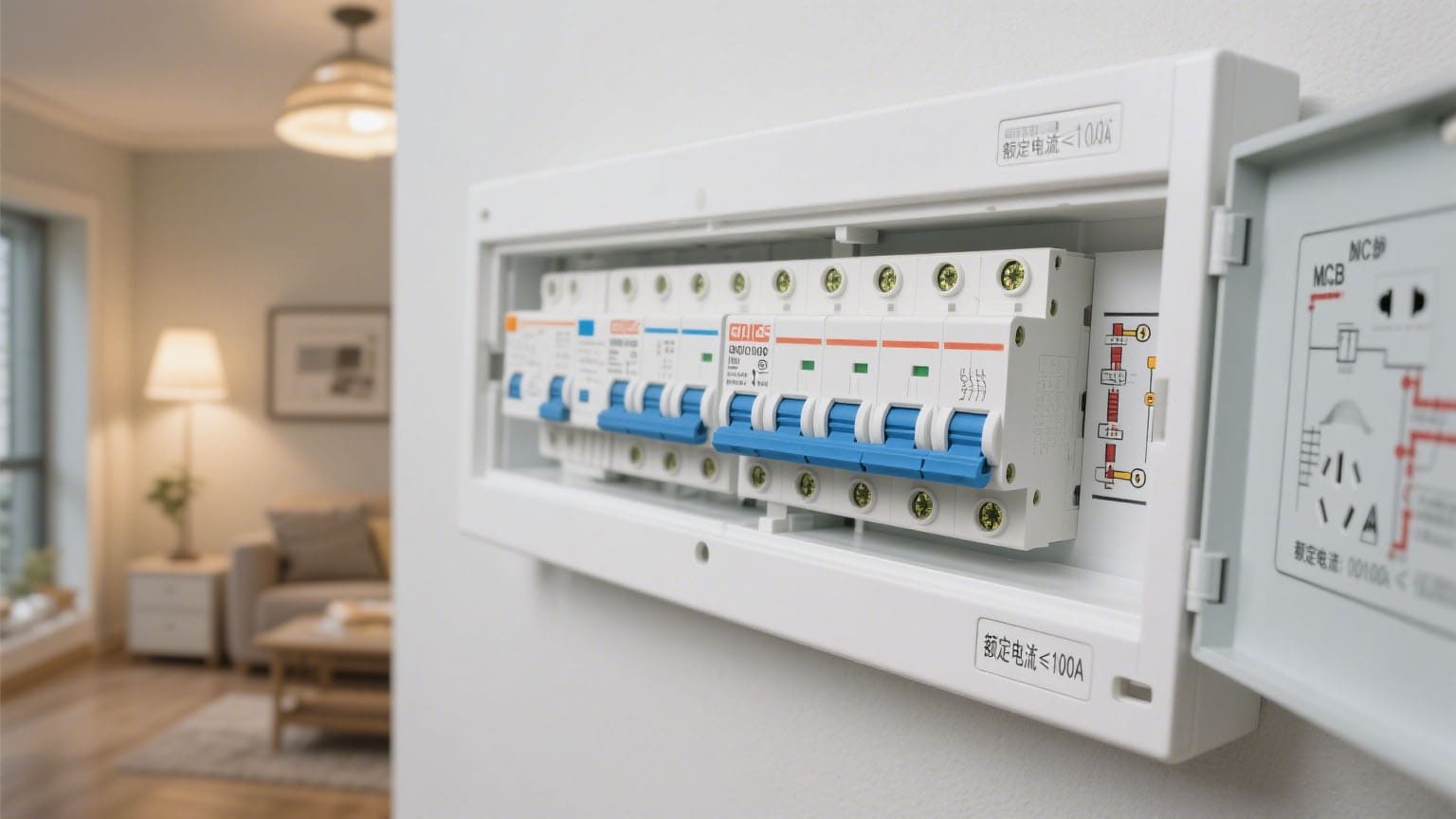comparison of MCB and MCCB panels side by side