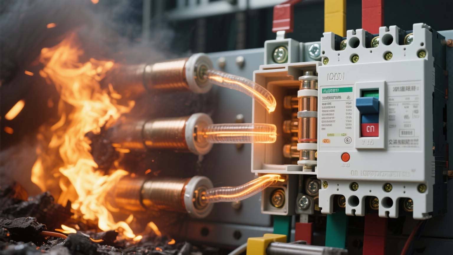 DC fuse internal structure