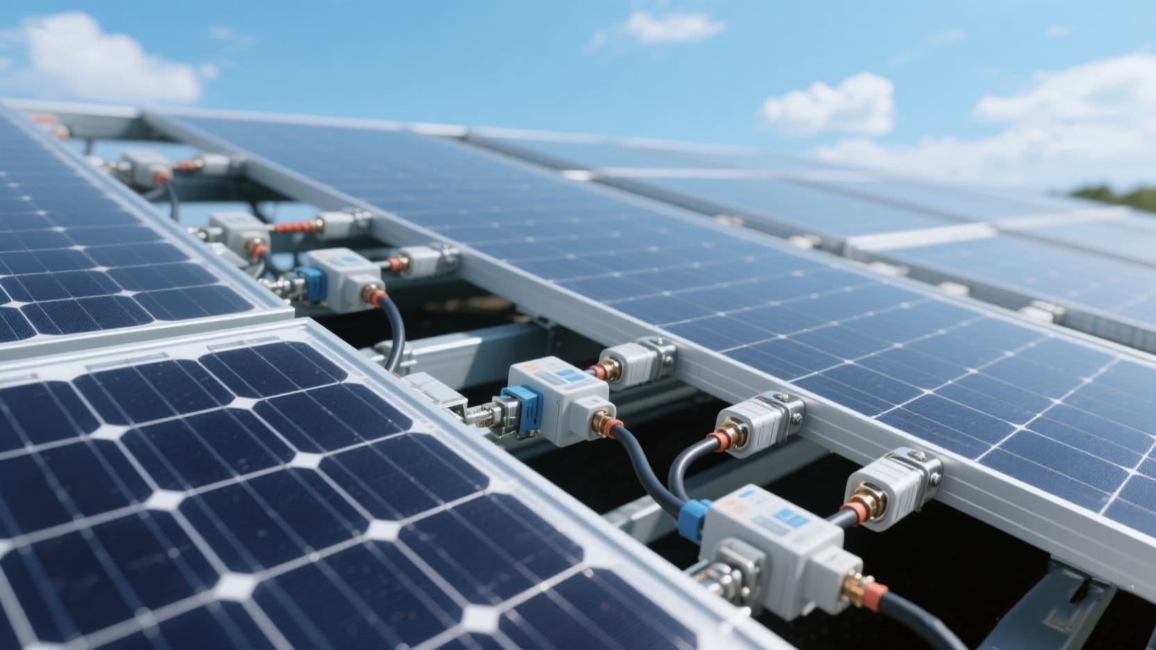 Solar panel with fuse protection