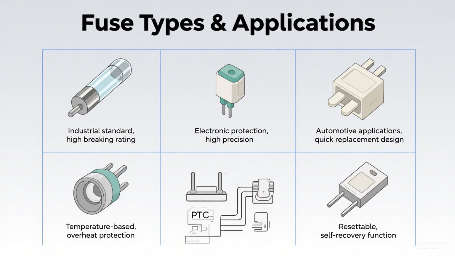 different types of fuses comparison