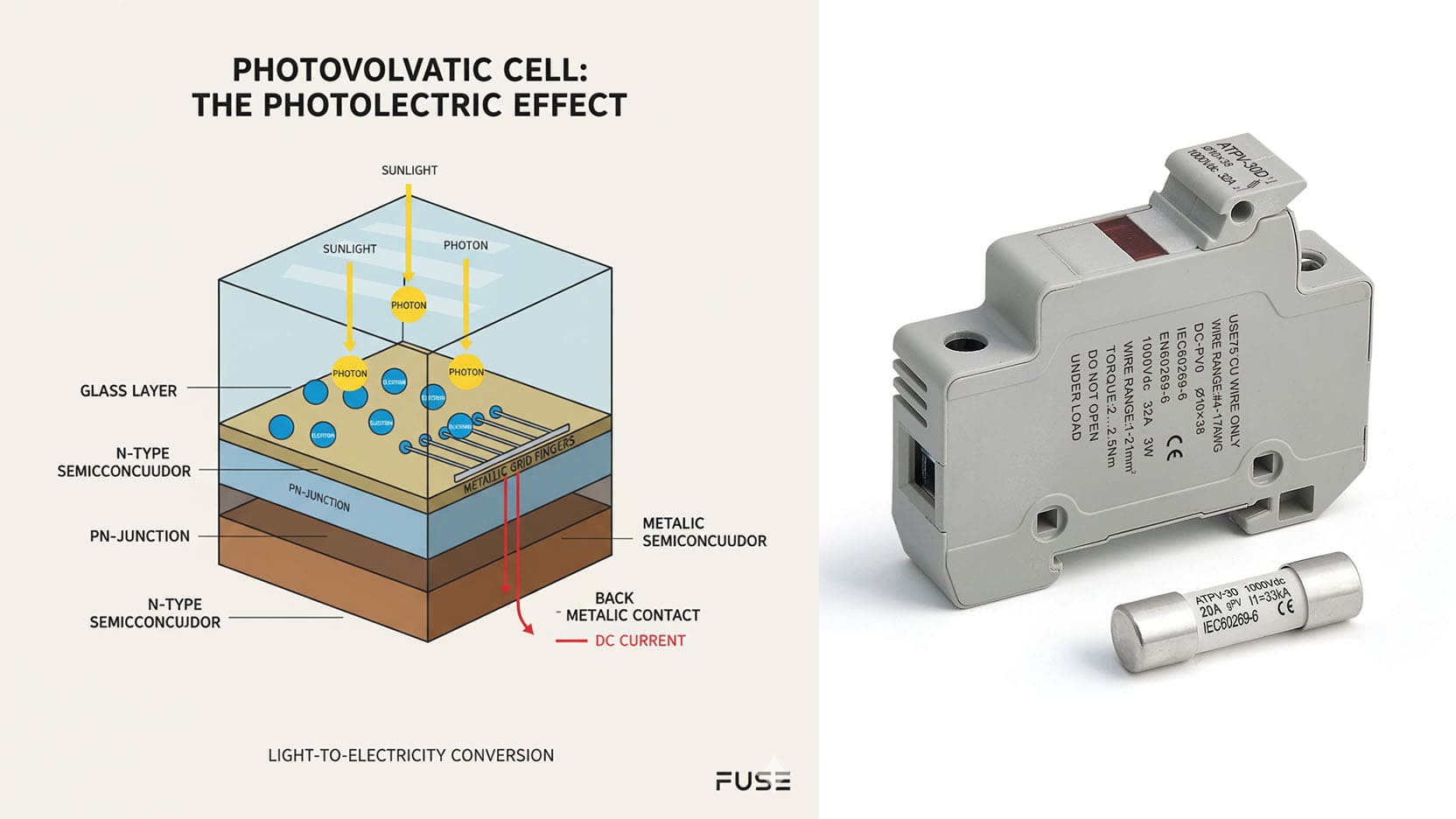 basic photovoltaic explanation diagram
