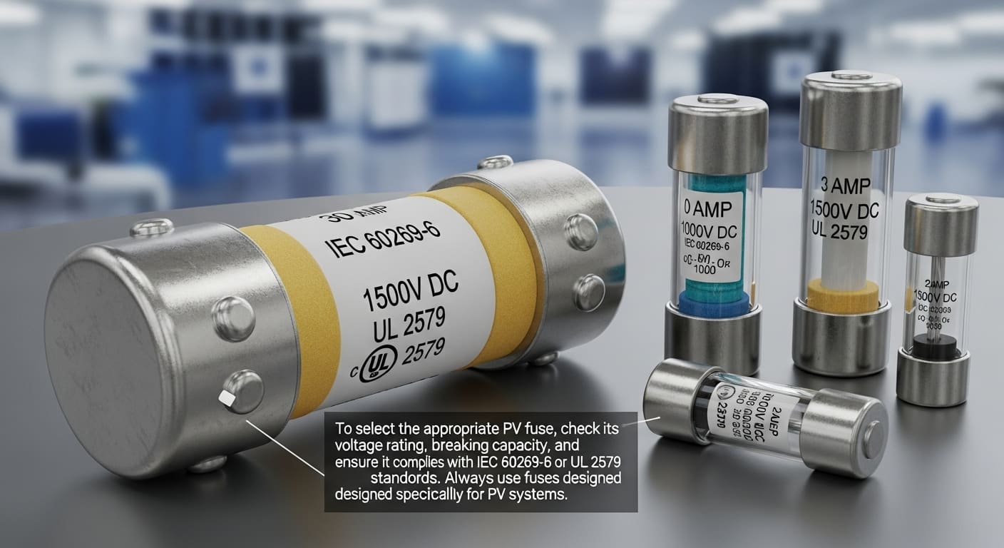 selection guide for photovoltaic fuses