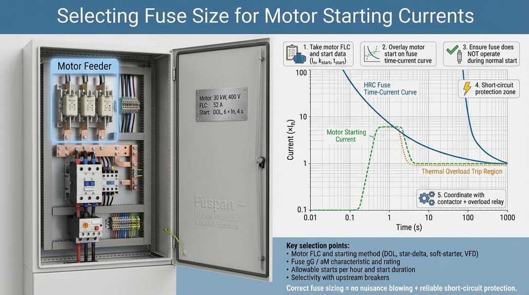 fuse sizing for motor starting