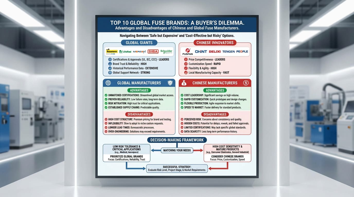 Chinese vs global fuse manufacturers