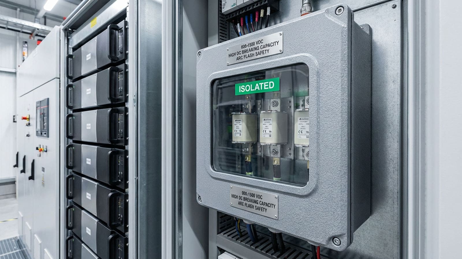 Energy storage fuse switch disconnector