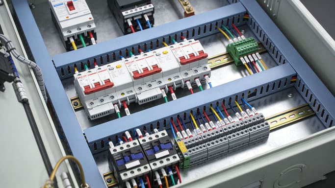 MCCB pan assembly in distribution box mccb pan assembly in distribution box