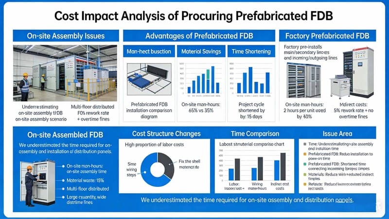 installation of prefabricated FDBs workers installing pre-wired final distribution board