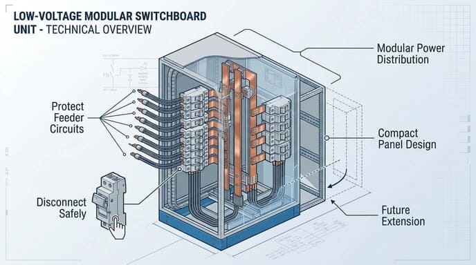 fuse rail in switchboard