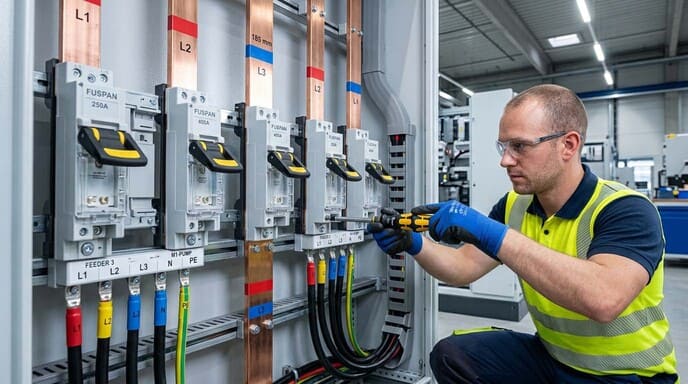 busbar mounted fuse rail