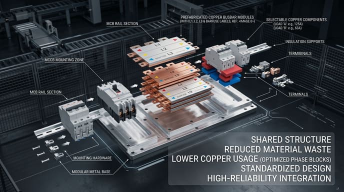 hybrid pan assemblies reduce material costs